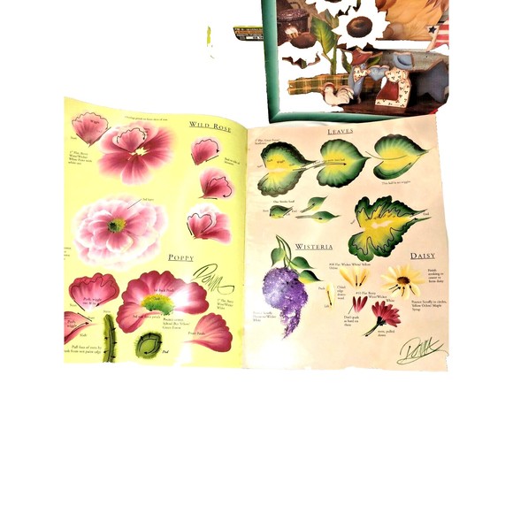 Donna Dewberry One Stroke 6 New Brushes, Project Book 35 pg, & 15pg Teach Guide! - Picture 8 of 12